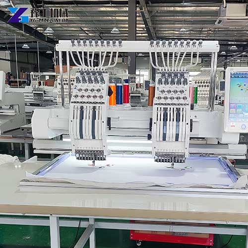 9 needles embroidery machine