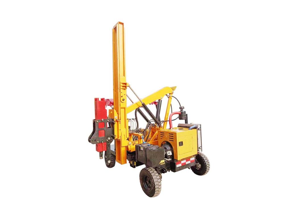 YG guardrail pile driver