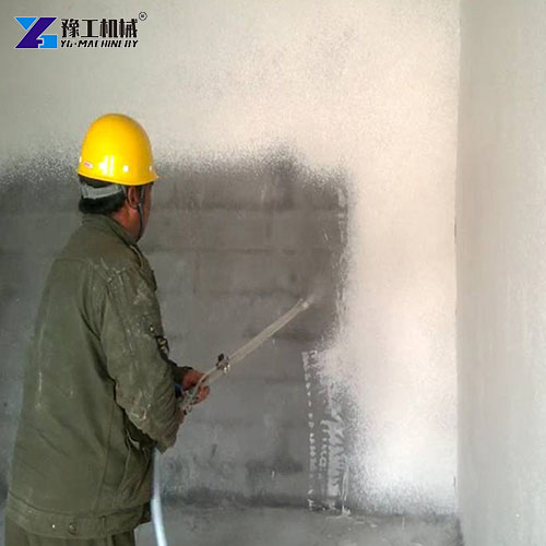 auto plastering machine application