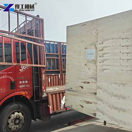 egg carton making machine shipment