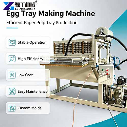 egg tray maker machines display