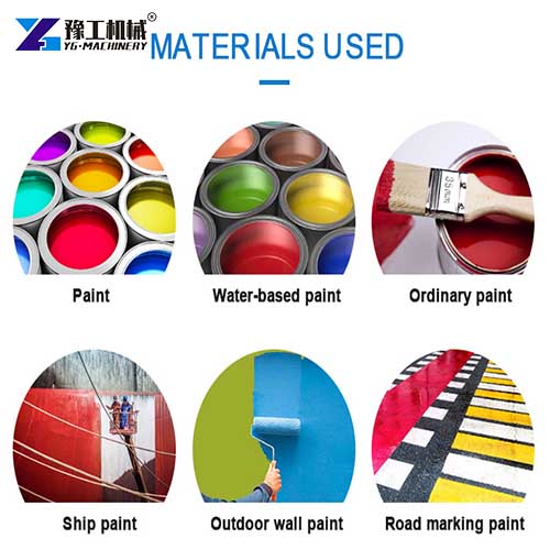 line marking equipment materials