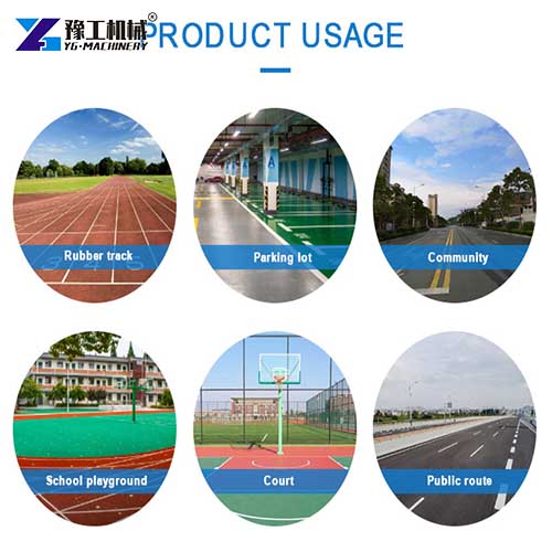 paint line marking machine application