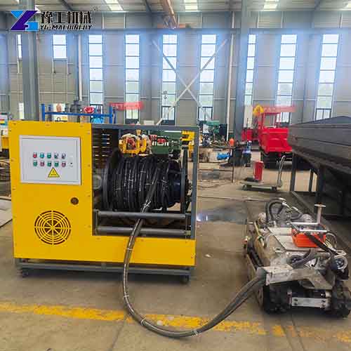 river dredging robot at factory