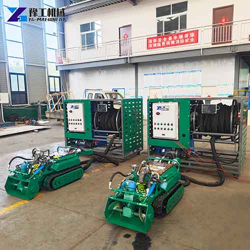river dredging robot display